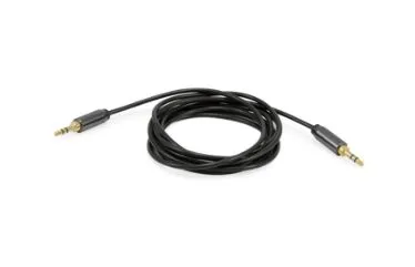 Cable Audio Mini Jack 3.5Mm Macho A Mini Jack 3.5Mm Macho Carcasa Metalica Alta Calidad 2.5M