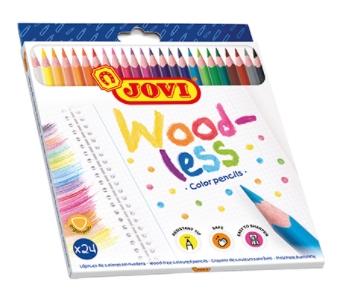 Jovi Lápices De Colores Woodless C/Surtidos Estuche 24 Ud