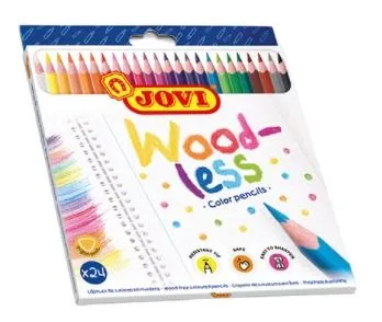Jovi Lápices De Colores Woodless C/Surtidos Estuche 24 Ud
