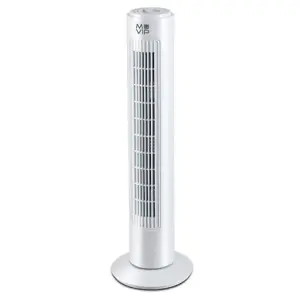 Muvip Ventilador de Torre - 50W - 3 Velocidades - Color Blanco