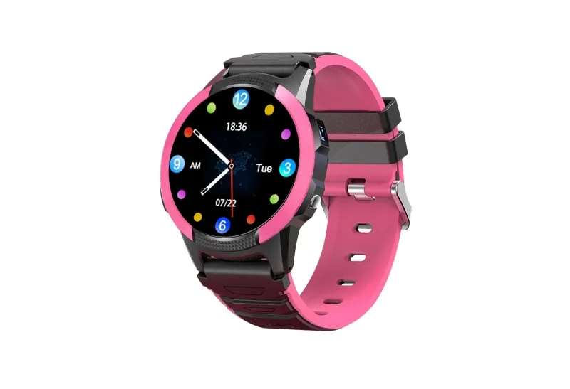 Savefamily Reloj Inteligente Smartwatch Infantil Slim Con Gps Y Llamada - Ipx7 - Camara Lateral - Pantalla Ips 1,28" - Color Rosa
