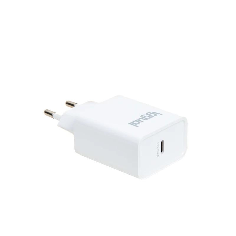 Iggual Cargador Rápido De Pared Usb Pd Tipo C 30W