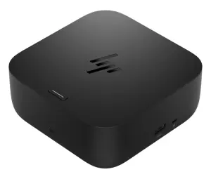 HP Dock G6 100W Thunderbolt con 8 Puertos - 1xUSB-C, 3xUSB-A, 2xDisplay Port, 1xHDMI, 1xRJ-45 - Alimentacion hasta 100W via USB‑C PD - Color Negro