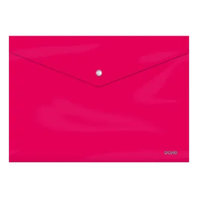Dohe Sobre Portadocumentos Folio Fucsia - Cierre de Broche - Polipropileno 200 Micras