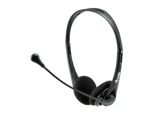 HEADSET USB EQUIP LIFE CON MICRÓFONO FLEXIBLE Y CONTROL DE VOLUMEN