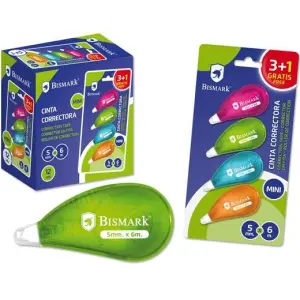 Bismark Cinta Correctora Mini 5mm x 6m Neón en Blister