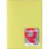 Grafoplás Carpeta Semirrígida Translúcida Amarillo Soft con 30 Fundas PP Soldadas