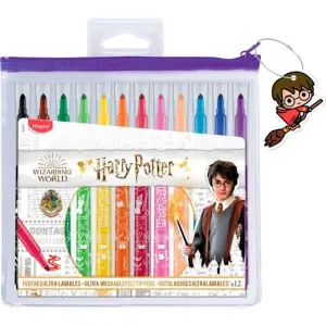 Maped Estuche De 12 Rotuladores Surtidos Harry Potter