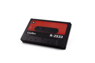 Coolbox Caja Externa 2.5" USB 3.0 Retro 2533-R para HDD SATA hasta 9.5mm Negro/Rojo