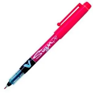 Pilot V-Sign Pen Rotulador Punta Fina 2mm Trazo 0.6mm Color Rojo