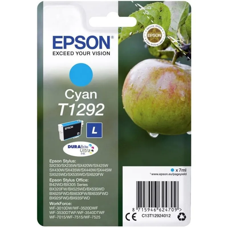 Epson T1292 Cartucho de Tinta Original Cyan