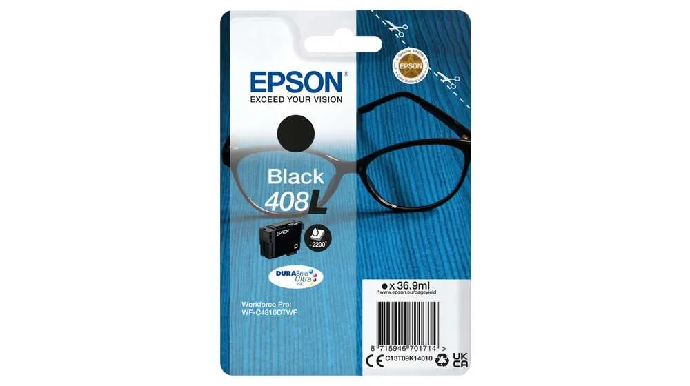 Epson 408L Negro Cartucho De Tinta Original - C13T09K14010