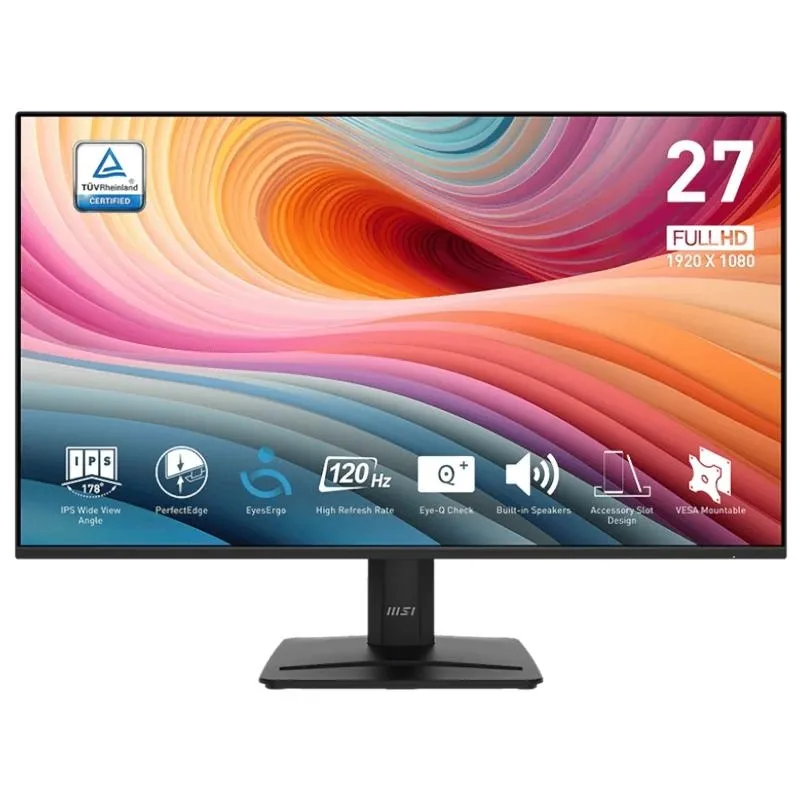 Msi Mp275 E2 Monitor 27" Ips 120Hz Vga Hdmi Dp Mm
