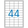 Apli Pack de 4.400 Etiquetas Rectangulares 48,5 x 25,4mm Adhesivo Removible