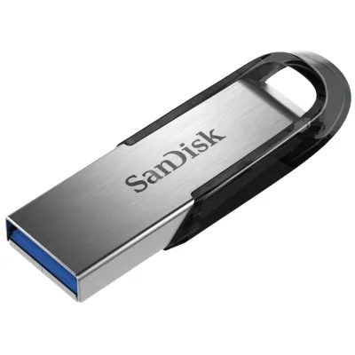 SanDisk Ultra Flair Memoria USB 3.0 128GB Sin Tapa Color Acero/Negro