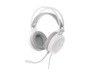 Genesis Neon 613 G2 Auricular Gaming 50mm RGB con Micrófono de Condensador Jack 3.5 Blanco