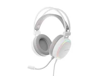 Genesis Neon 613 G2 Auricular Gaming 50mm RGB con Micrófono de Condensador Jack 3.5 Blanco
