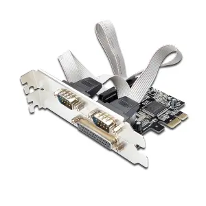 Ewent Tarjeta PCI-Express Combo Serie y Paralelo 2xD-sub 9 Macho 1xD-sub 25 Hembra