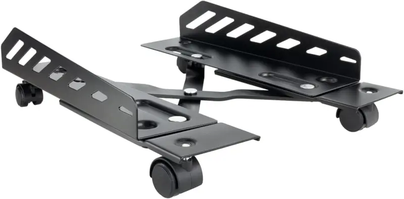 TOOQ Soporte de CPU de Suelo Ajustable con Ruedas UMCS0024-B