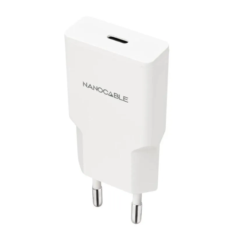 Nanocable Cargador Usb-C/Pd 20W   Blanco