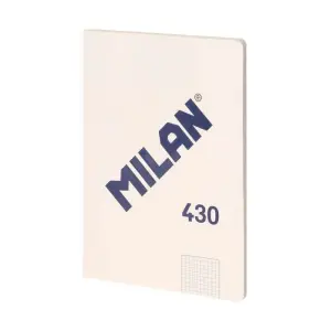 Milan Libreta Encolada A4 48H Papel 95gr Cuadriculado Beige
