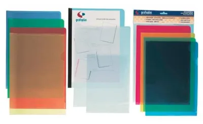Grafoplás Dossier Uñero A4 Polipropileno Verde Bolsa 10 Unidades