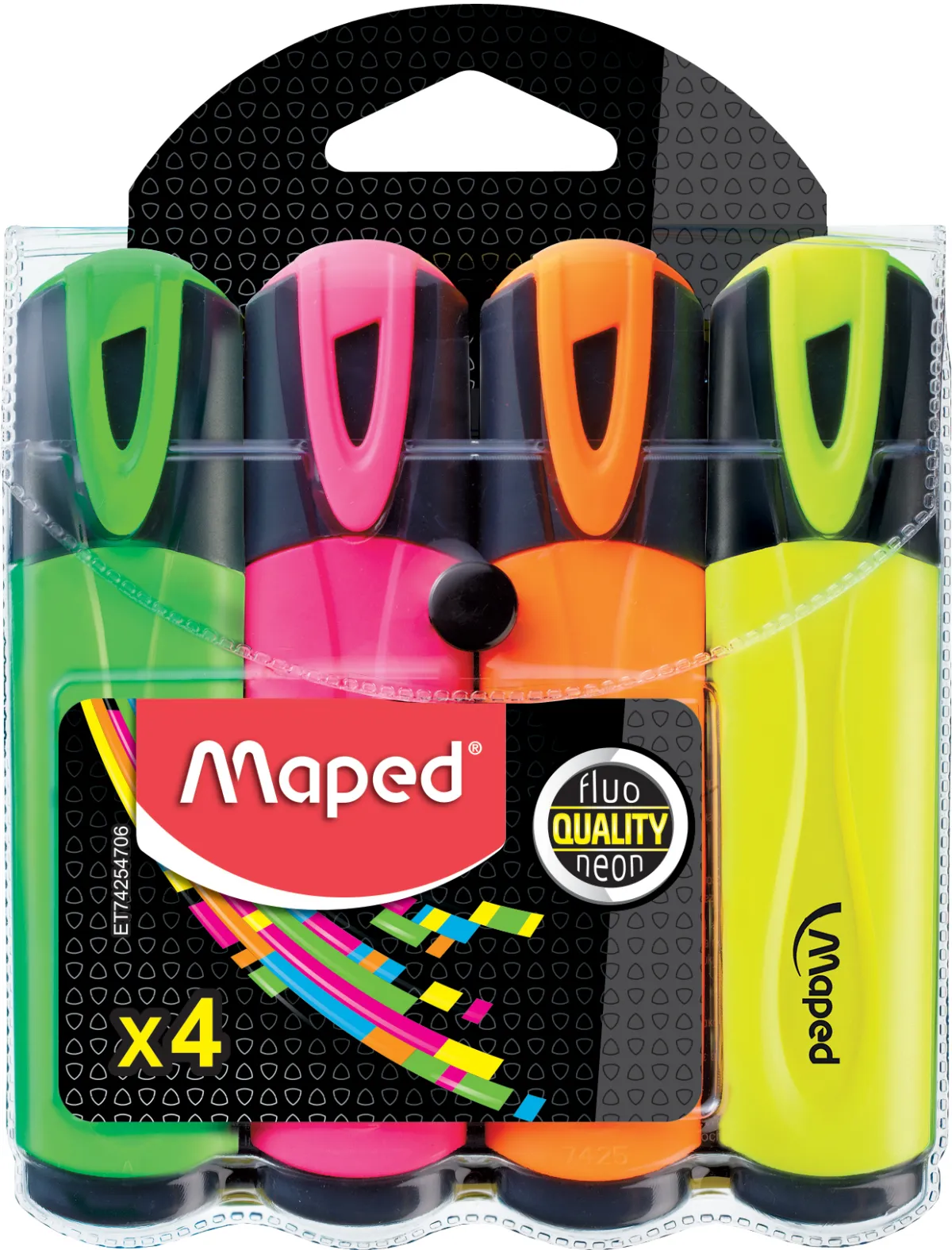 Maped Marcador Fluorescente Peps Classic Surtido Blíster 4 Unidades