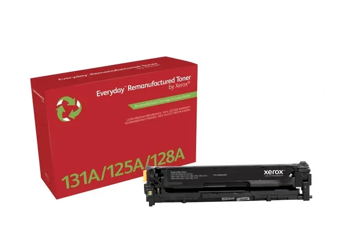 Xerox Everyday Hp Cb541A/Ce321A/Cf211A Cyan Cartucho De Toner Remanufacturado - Reemplaza 125A/128A/131A