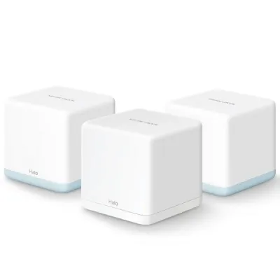 Mercusys Halo H32G Sistema Wi-Fi 5 Mesh AC1200 Dual Band - 3 Unidades Halo - Cobertura hasta 320 m² - Color Blanco