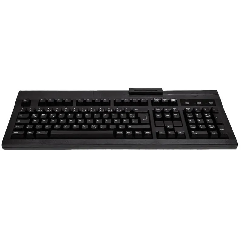 Cherry Teclado Mecánico Con Lector De Chip Y Banda Magnética