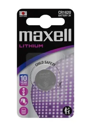 Maxell Lithium Cr1620 Pack De 1 Pila 3V