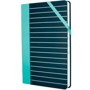 Milan Libreta Paperbook Mediana 208 Páginas Cuadrícula Cierre Con Goma 21x14,6x1,6 cm