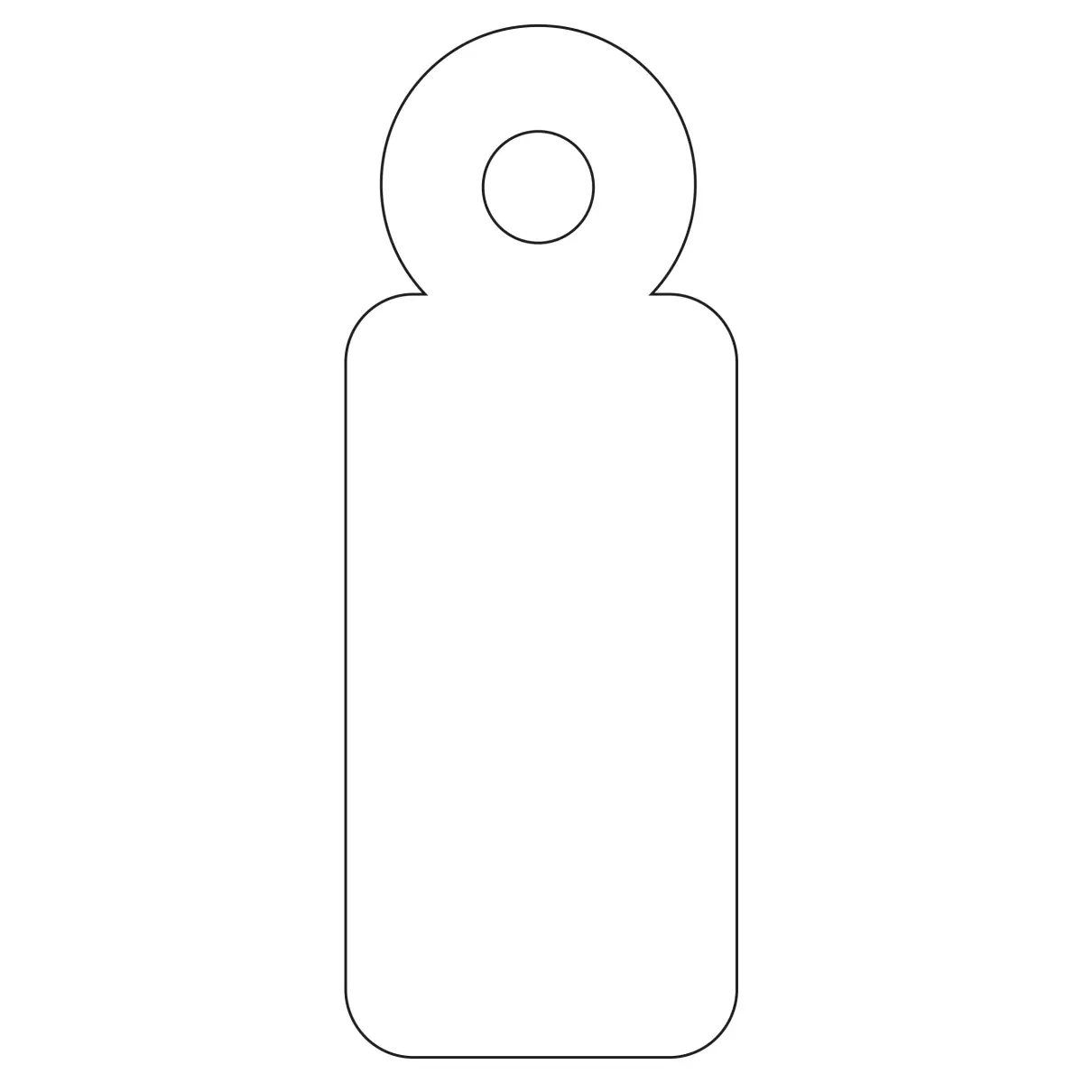 Apli Etiquetas Colgantes Con Hilo 11x29mm Caja 1000 Unidades Blancas