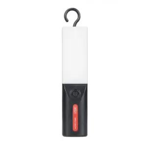 XO YH18 Linterna LED Solar - 5 Modos de Iluminación, 3 Intensidades, Imán y Gancho, Negro