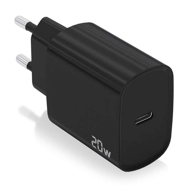 Aisens Cargador Usb-C Pd3.0 1 Puerto 1Xusb-C 20W - Color Negro