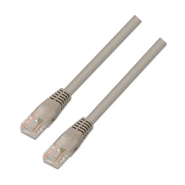 Aisens Cable De Red Latiguillo Rj45 Lszh Cat.6 Utp Awg24 - 1.0M - Libre De Halogenos - 10/100/1000 Mbit/S - Color Gris