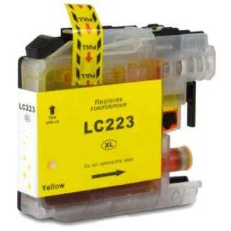 Brother LC223/LC221 Amarillo Cartucho de Tinta Genérico Reemplazo LC223Y/LC221Y