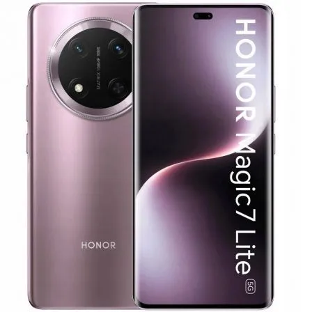 Honor Magic7 Lite Smartphone Pantalla Amoled 6.78" - 8Gb - 256Gb - Camara Principal 108Mp - Bateria 6600Mah - Admite Carga De 66W - Color Purpura Titanio