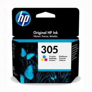 HP Tinta Tricolor Nº 305 para DeskJet 2300, 2700, Plus 4100, Envy 6000, Pro 6400, 4210E