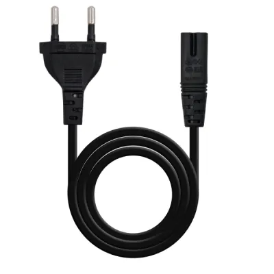 Nanocable Cable de Alimentación CEE7/16 Macho a C7 Hembra 3m Negro