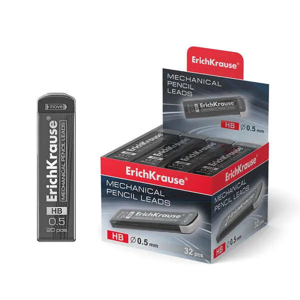 Erichkrause Megapolis Concept Pack De 20 Minas De Recambio 05Mm Hb - Color Negro