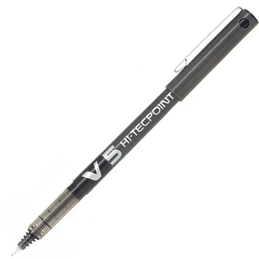 Pilot Roller Tinta Líquida V-5 Hi-Tecpoint Negro