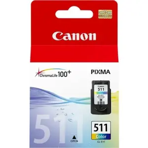 Canon Cartucho CL511 Color 9ml 2972B001 para Impresoras
