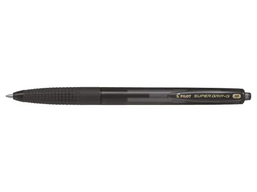 Pilot Bolígrafo Retráctil SuperGrip G 1.0mm Punta Redonda Tinta de Aceite Color Negro
