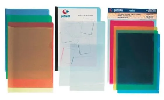 Grafoplas Dossier Uñero A4 Polipropileno Azul Bolsa -10U-