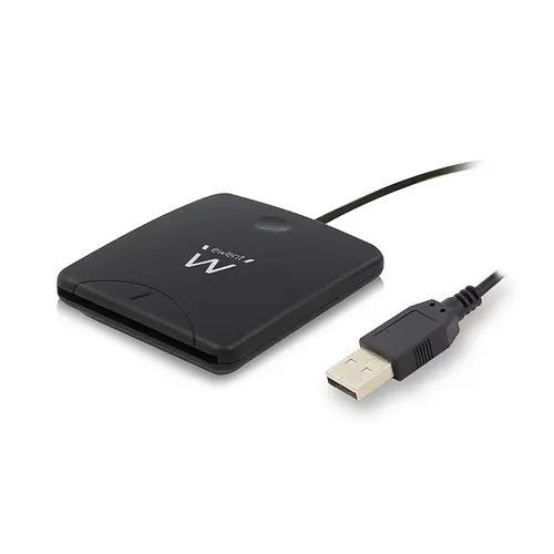 Ewent Lector De Dnie Usb - Tarjetas Inteligentes En Negro