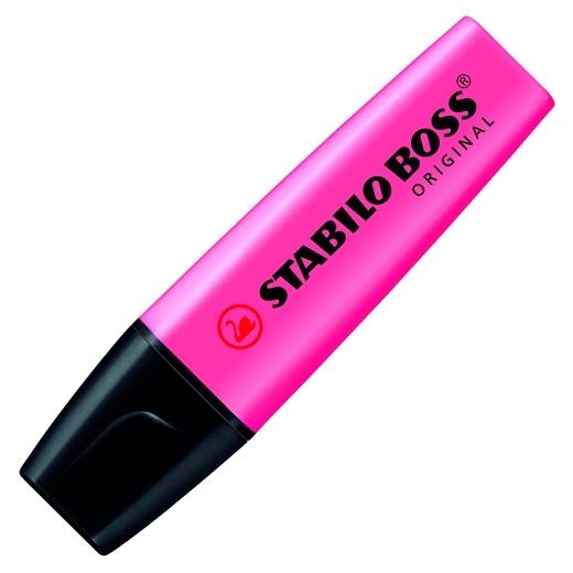 Stabilo Marcador Fluorescente Boss Original Rosa