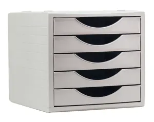 Archivo 2000 Módulo Archivotec 5 Cajones Formato DIN A4 340x270x260 mm Gris