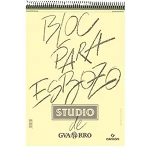 Canson Bloc Para Esbozo Studio Espiral 50H A5 90g Microperforado Blanco Ambarfilado