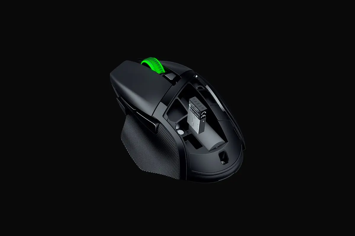 Razer Basilisk V3 X HyperSpeed Ratón Gaming Wireless - 18000 DPI - 7 Botones Programables - Razer Chroma RGB - Negro